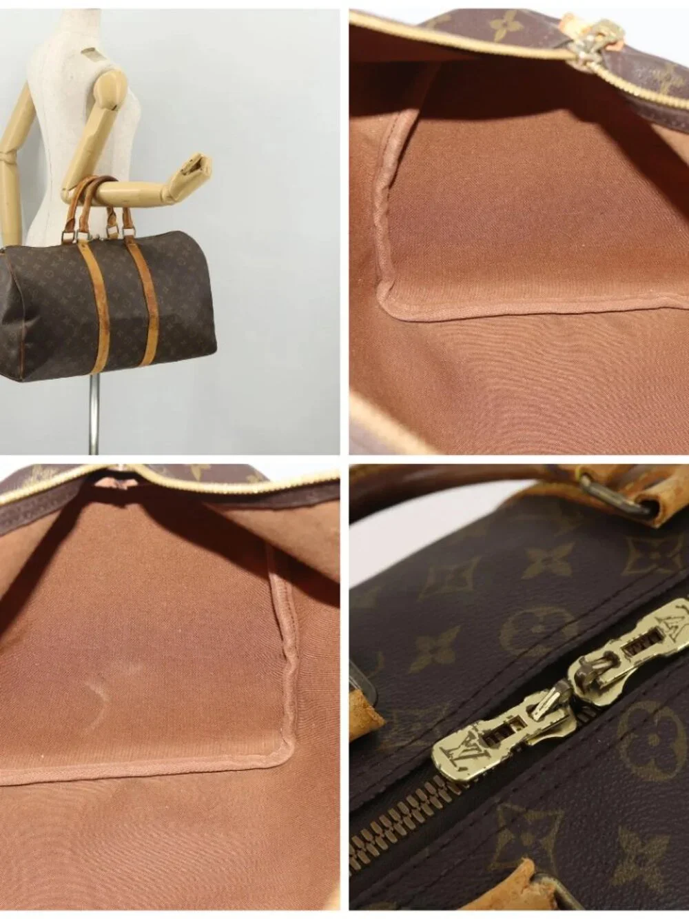 LOUIS VUITTON Monogram Keepall 45 Boston Bag M41428 - Picture 15 of 15